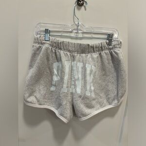 Grey and white pink shorts